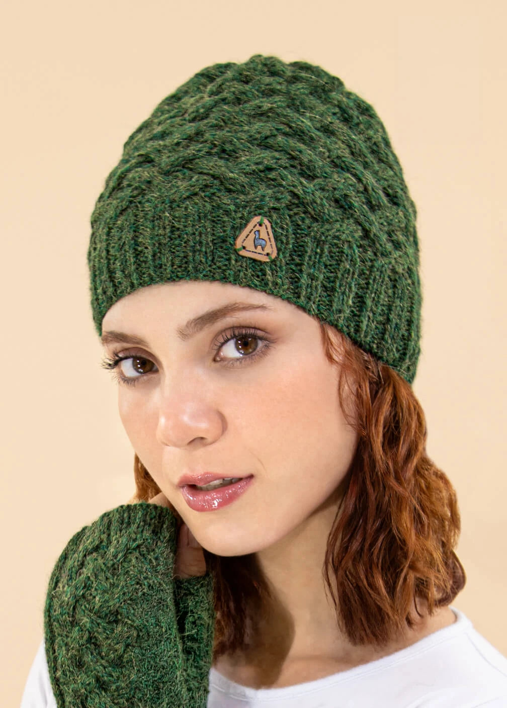 Shadow Cable Alpaca Hat