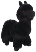 Black Alpaca Fluffy Toy 20cm