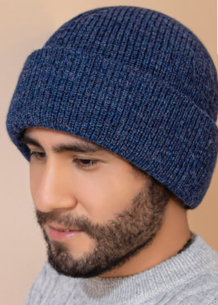 Men's Double Knit Alpaca Hat
