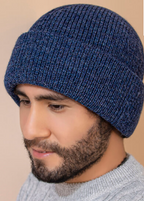 Men's Double Knit Alpaca Hat