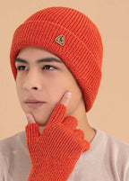 Men's Double Knit Alpaca Hat