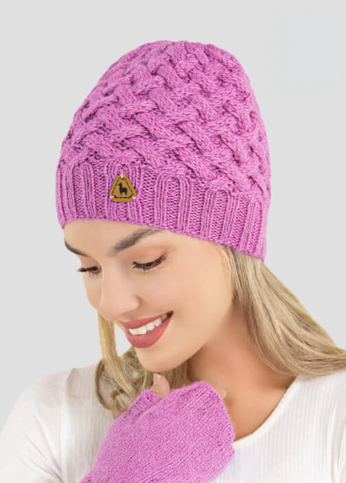 Shadow Cable Alpaca Hat