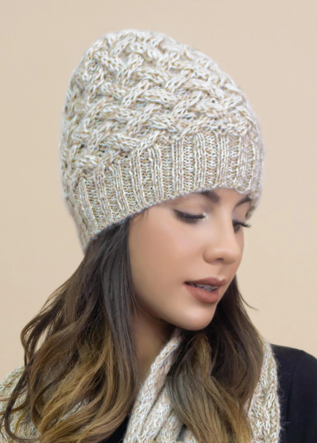 Shadow Cable Alpaca Hat