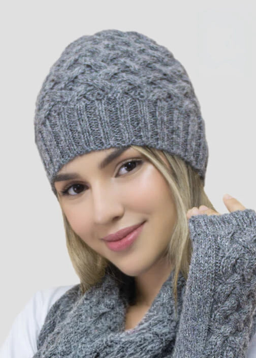 Shadow Cable Alpaca Hat